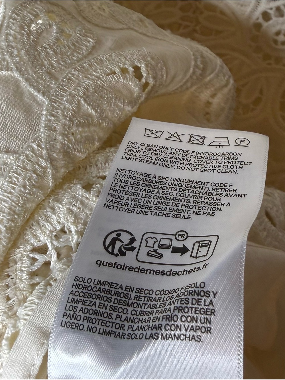 NWT Zimmermann Rhiannon Embroidered Ivory Linen Midi Dress Size 1 US 6 - Picture 7 of 12